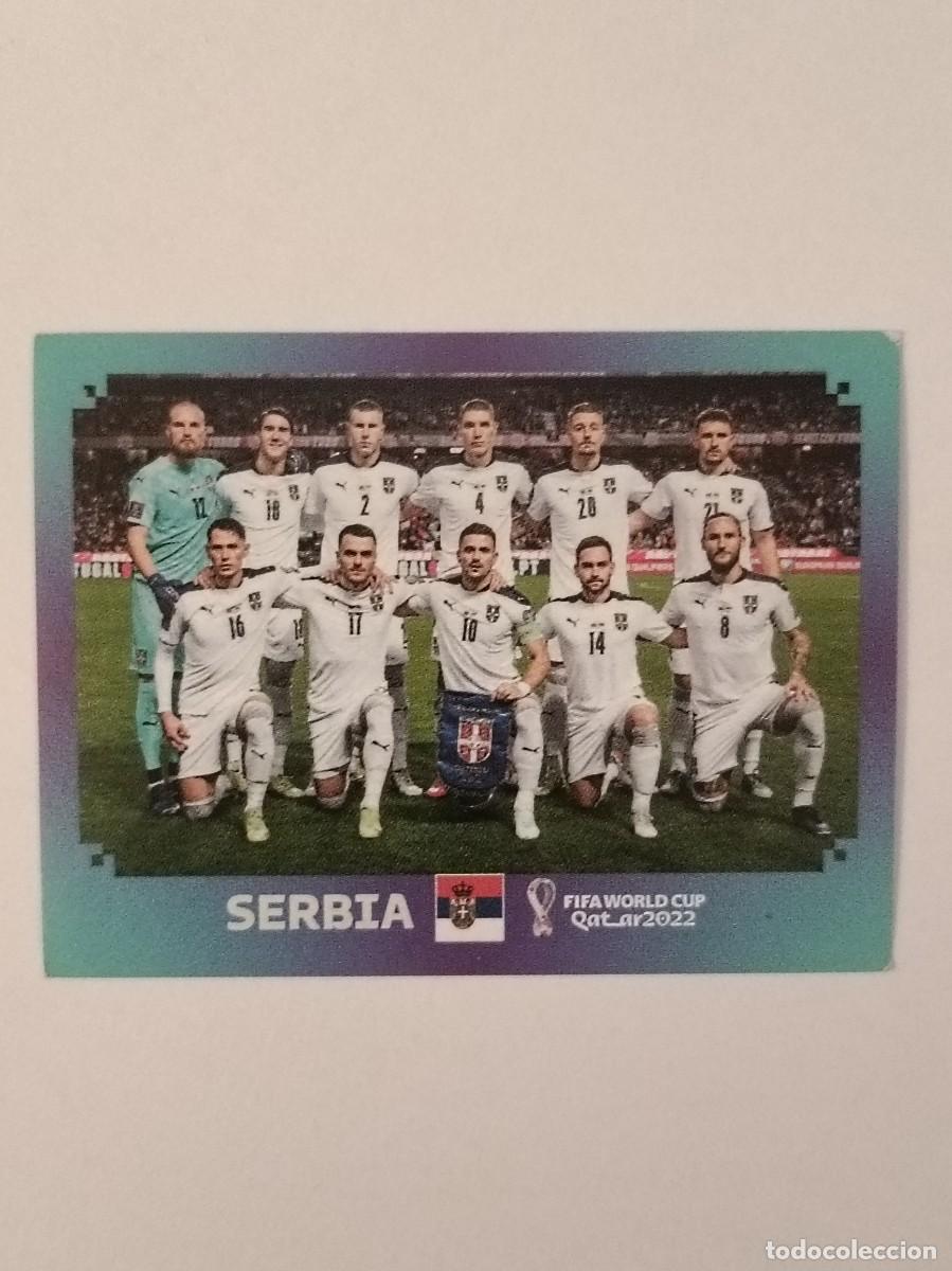 Football Stickers: #SRB 1 EQUIPO (SERBIA) MUNDIAL QATAR 2022 PANINI
