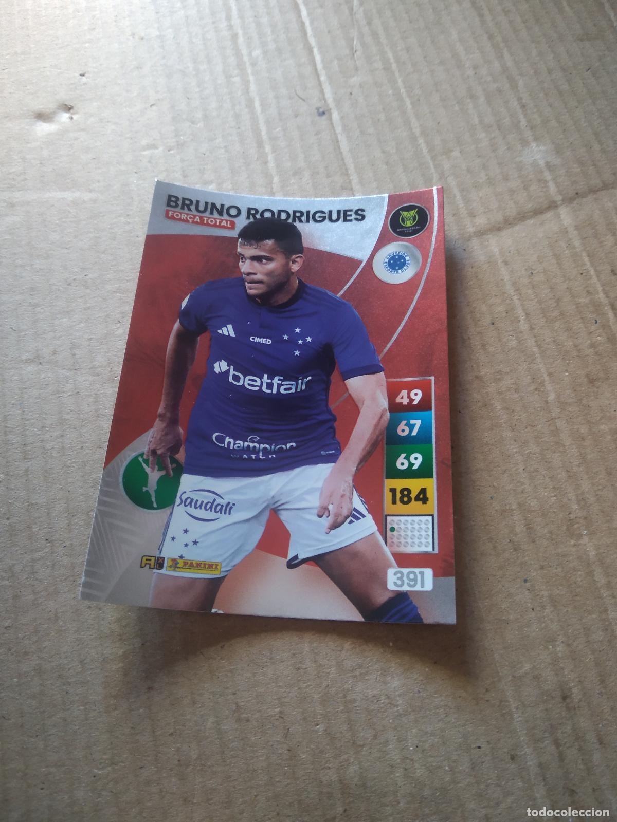 Figurine di Calcio: 391 BRUNO RODRIGUES CRUZEIRO CROMO FUTBOL PANINI ADRENALYN LIGA BRASIL 2023 BRASILEIRAO