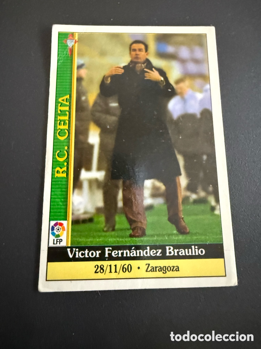 Figurine di Calcio: MUNDICROMO 2000. n 74. V&iacute;ctor Fern&aacute;ndez ( Celta )