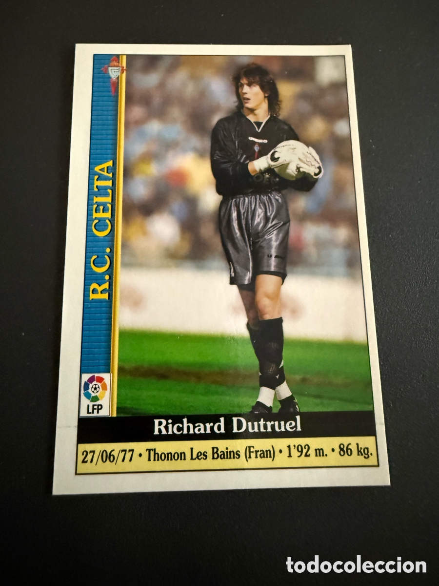 Figurine di Calcio: MUNDICROMO 2000. n 75. DUTRUEL ( celta )