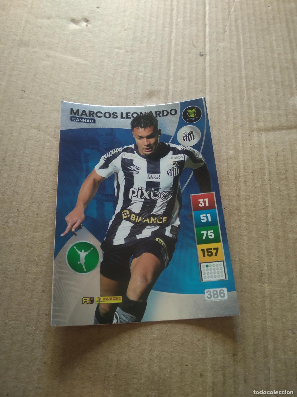 Figurine di Calcio: 386 MARCOS LEONARDO SANTOS CROMO FUTBOL PANINI ADRENALYN LIGA BRASIL 2023 BRASILEIRAO