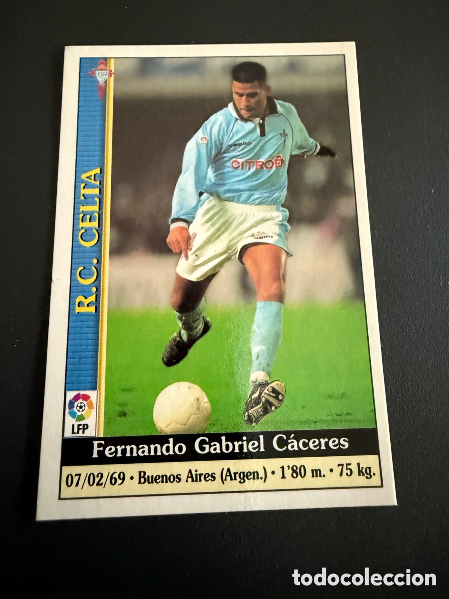 Cromos de f&uacute;tbol: MUNDICROMO 2000. n 78. C&Aacute;CERES ( Celta )