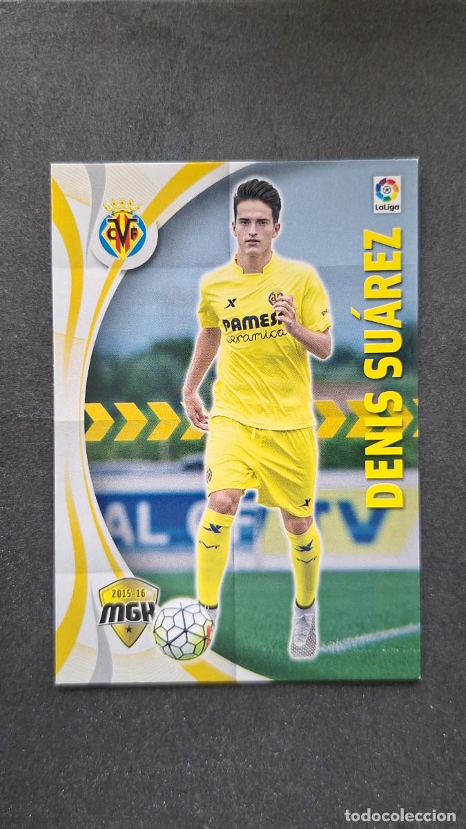 Cromos de f&uacute;tbol: L1 DENIS SUAREZ VILLARREAL C. F. 528 PANINI MEGACRACKS 2015 2016 15 16