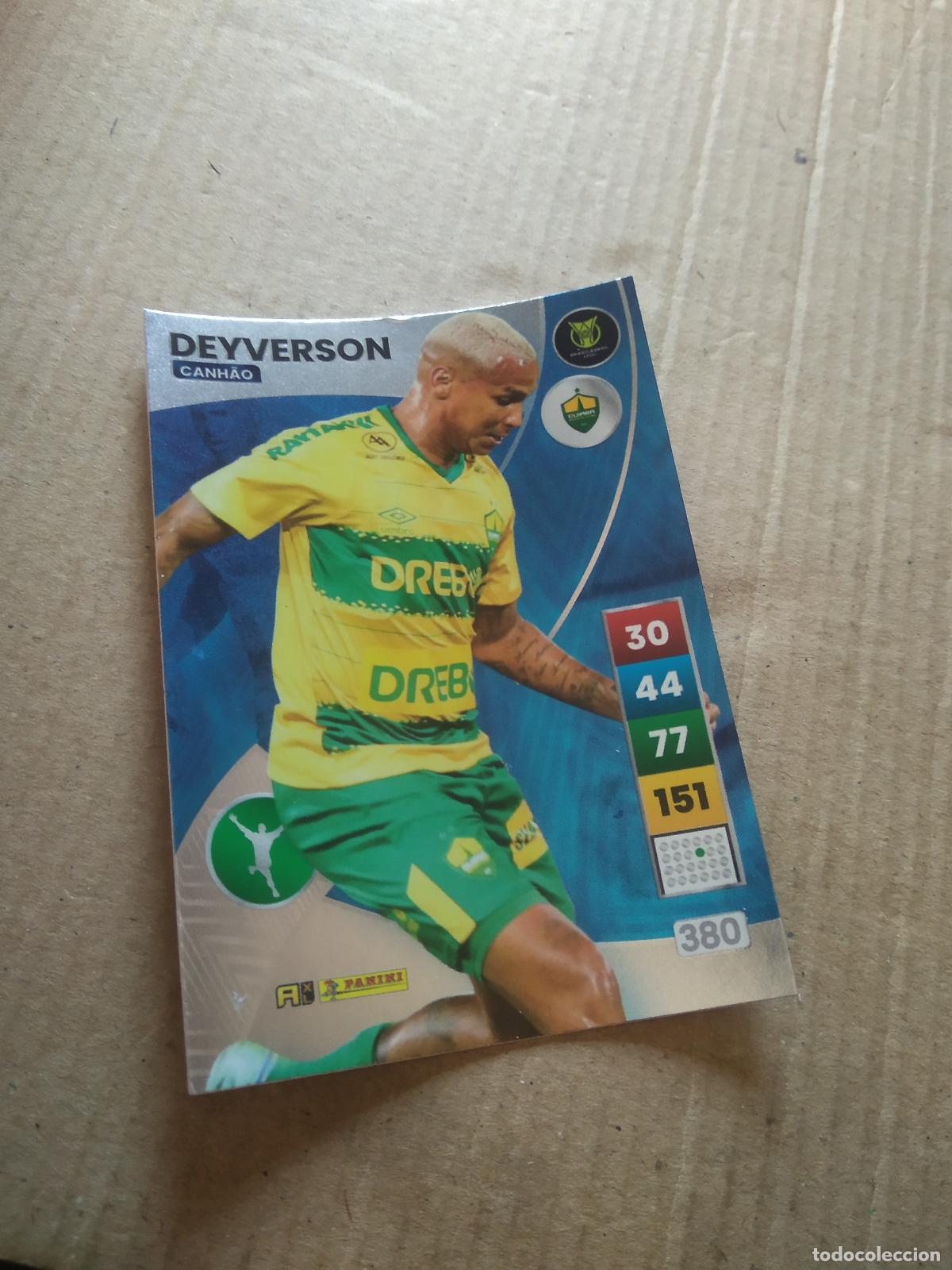 Cromos de f&uacute;tbol: 380 DEYVERSON CUIABA CROMO FUTBOL PANINI ADRENALYN LIGA BRASIL 2023 BRASILEIRAO