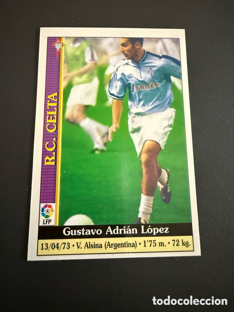 Cromos de f&uacute;tbol: MUNDICROMO 2000. n 80. GUSTAVO L&Oacute;PEZ ( celta )