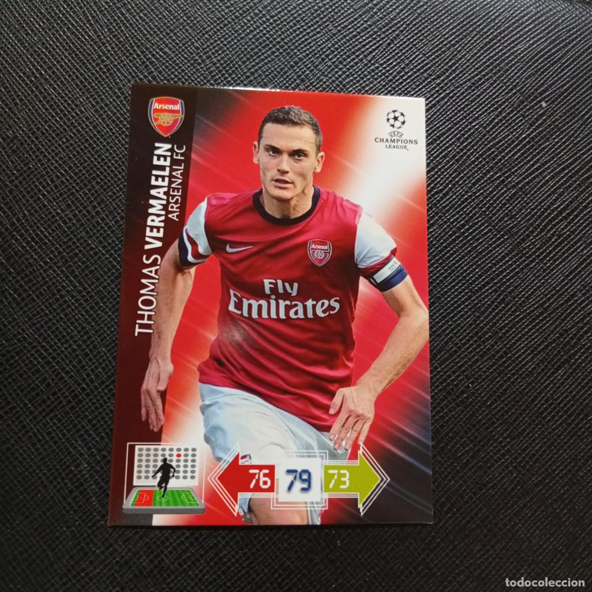 Cromos de Futebol: VERMAELEN ARSENAL ADRENALYN CHAMPIONS LEAGUE 2012 2013 FUTBOL 12 13 - A210 PG253