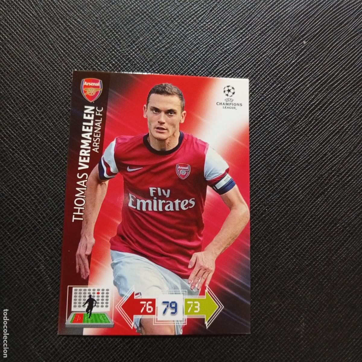 Figurine di Calcio: VERMAELEN ARSENAL ADRENALYN CHAMPIONS LEAGUE 2012 2013 FUTBOL 12 13 - A210 PG253 B