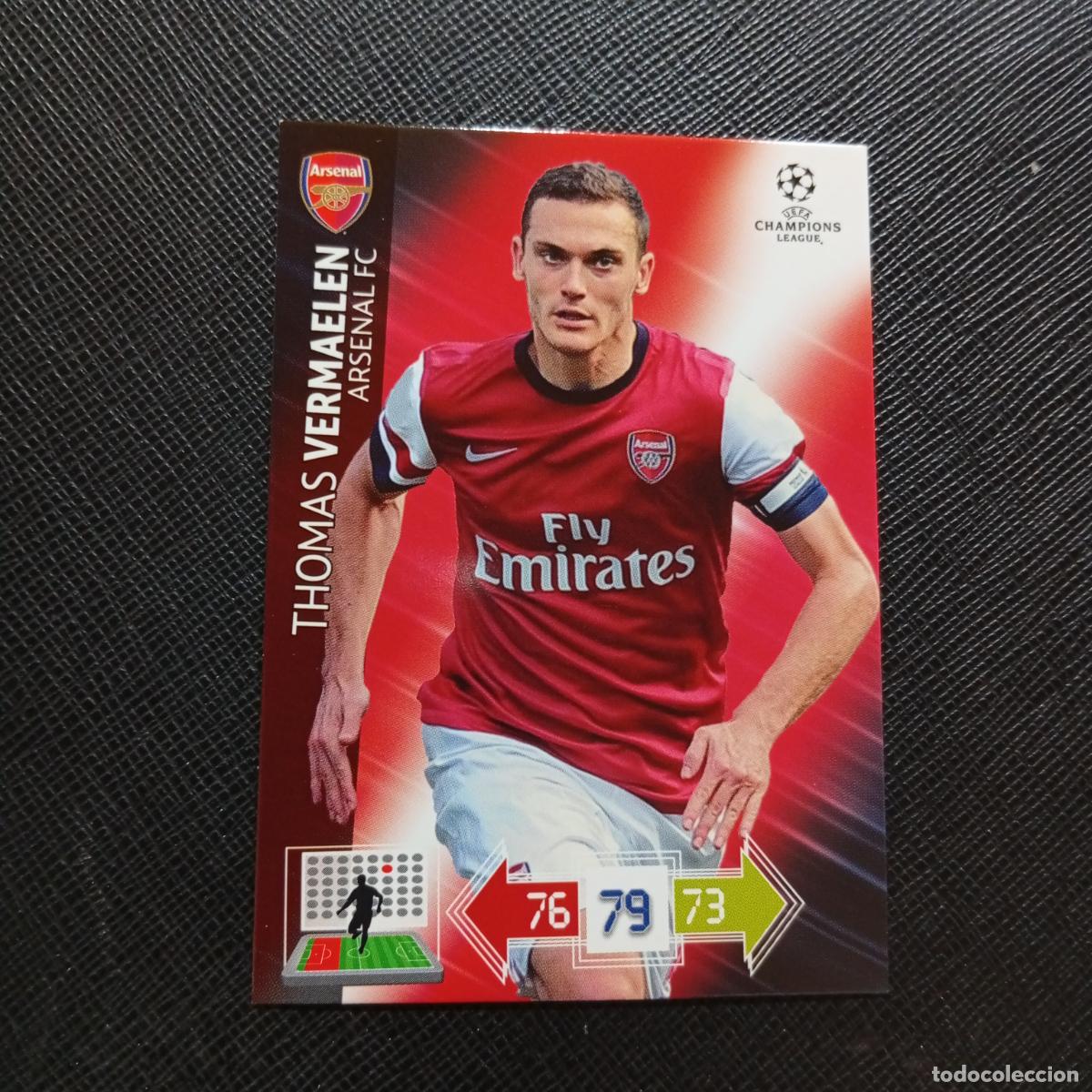 Cromos de f&uacute;tbol: VERMAELEN ARSENAL ADRENALYN CHAMPIONS LEAGUE 2012 2013 FUTBOL 12 13 - A210 PG217