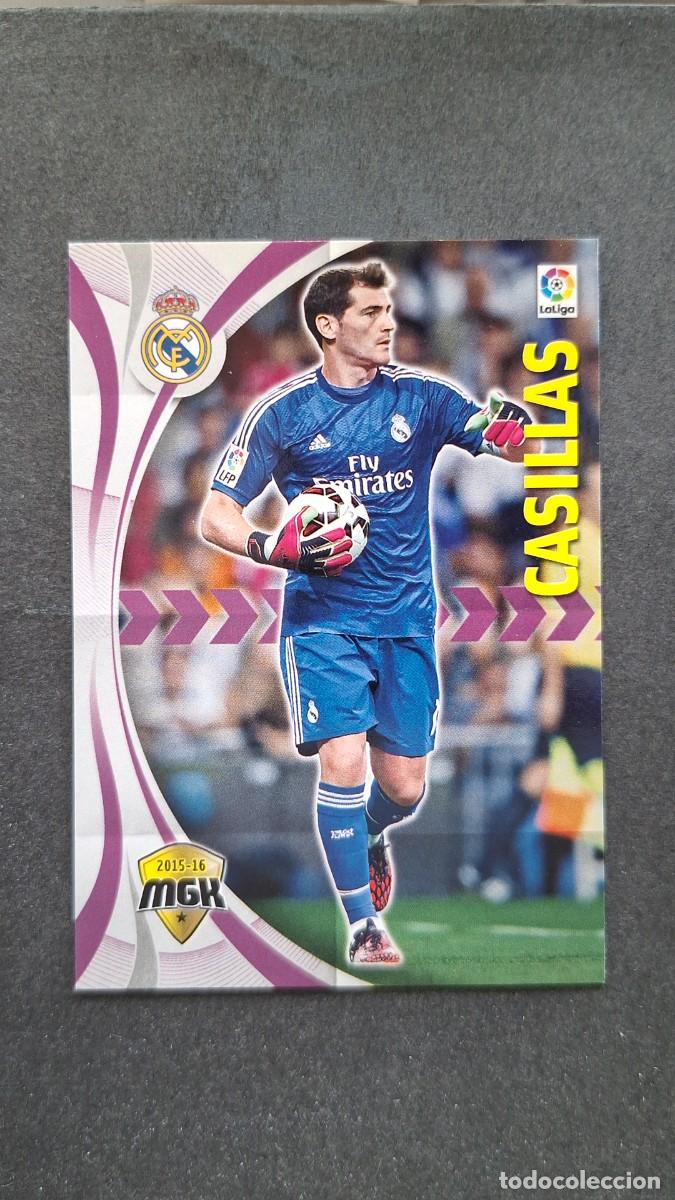 Cromos de f&uacute;tbol: L1 CASILLAS REAL MADRID 327 PANINI MEGACRACKS 2015 2016 15 16