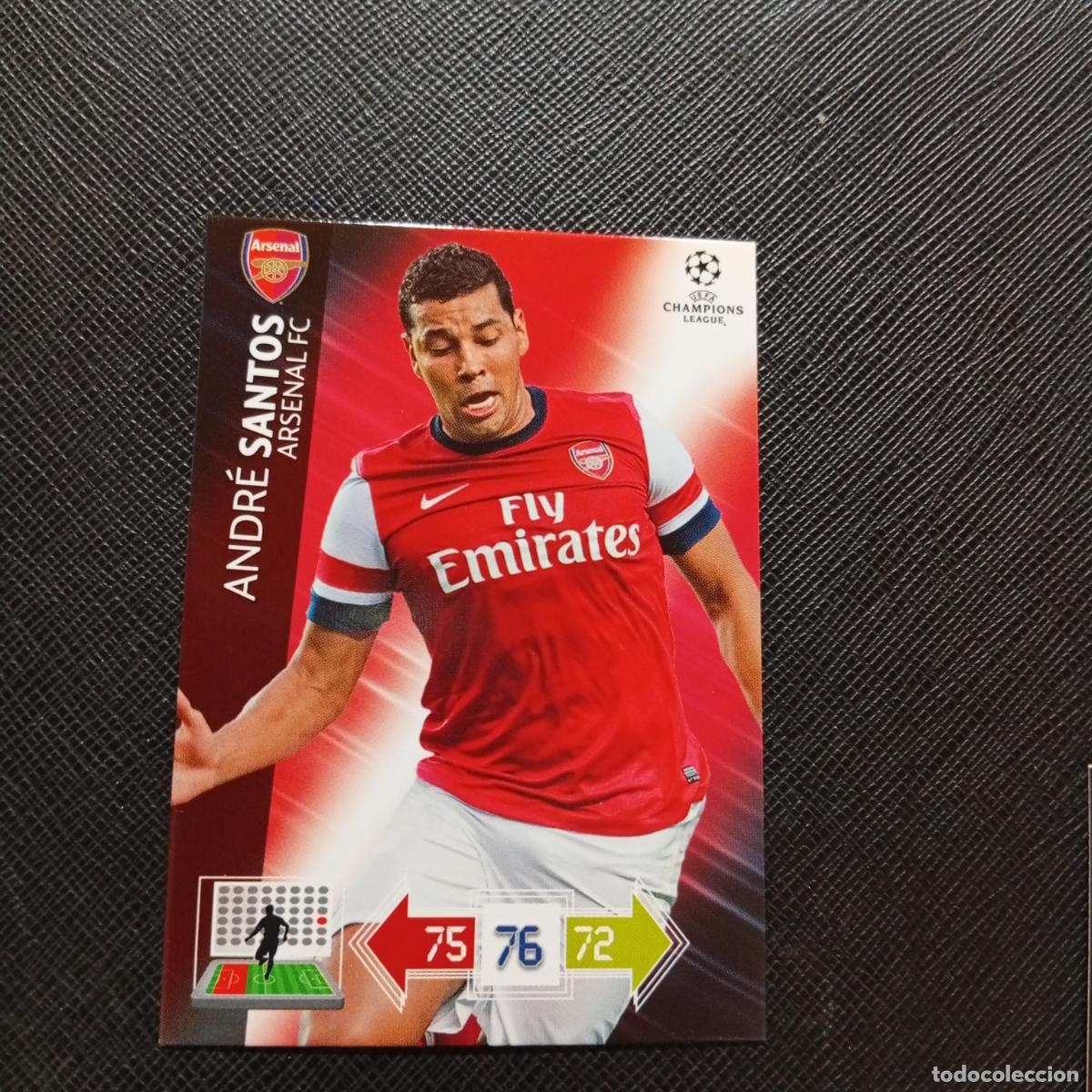 Cromos de f&uacute;tbol: ANDRE SANTOS ARSENAL ADRENALYN CHAMPIONS LEAGUE 2012 2013 FUTBOL 12 13 - A210 PG235 B
