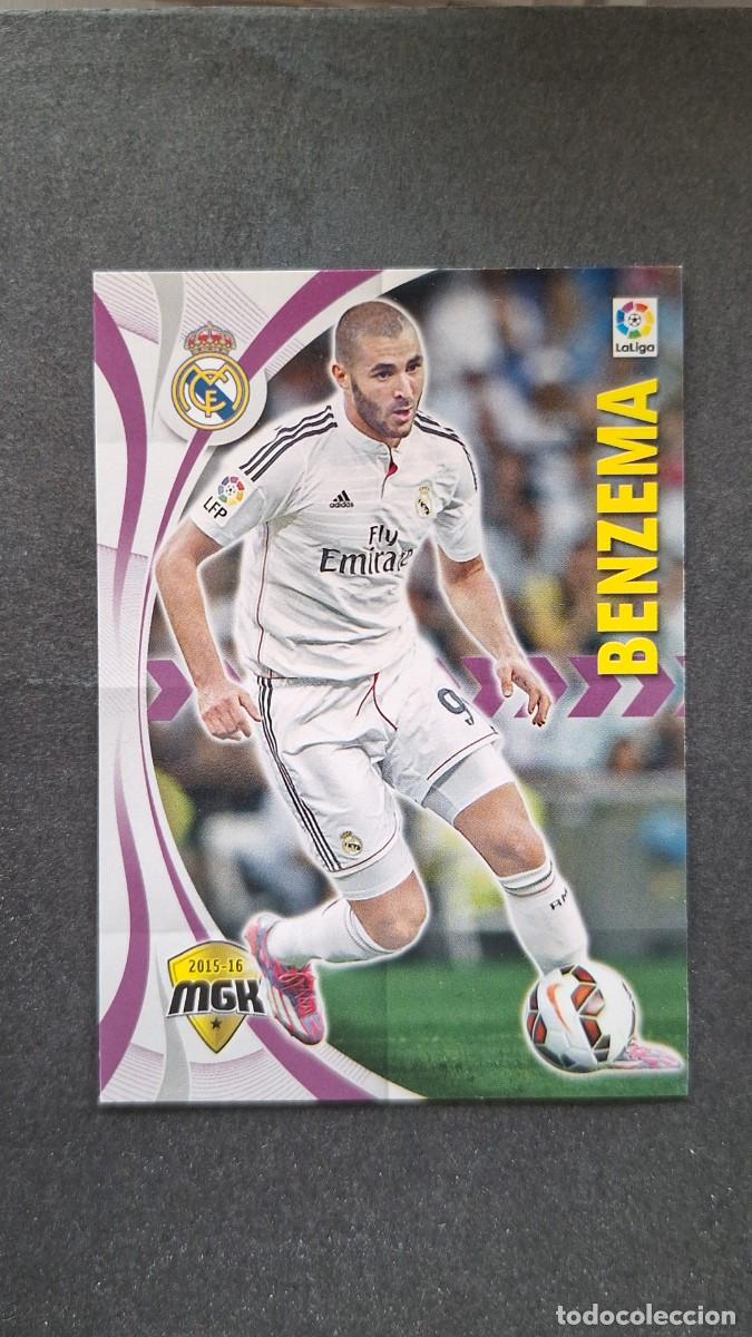 Cromos de f&uacute;tbol: L1 BENZEMA RAMOS REAL MADRID 344 PANINI MEGACRACKS 2015 2016 15 16
