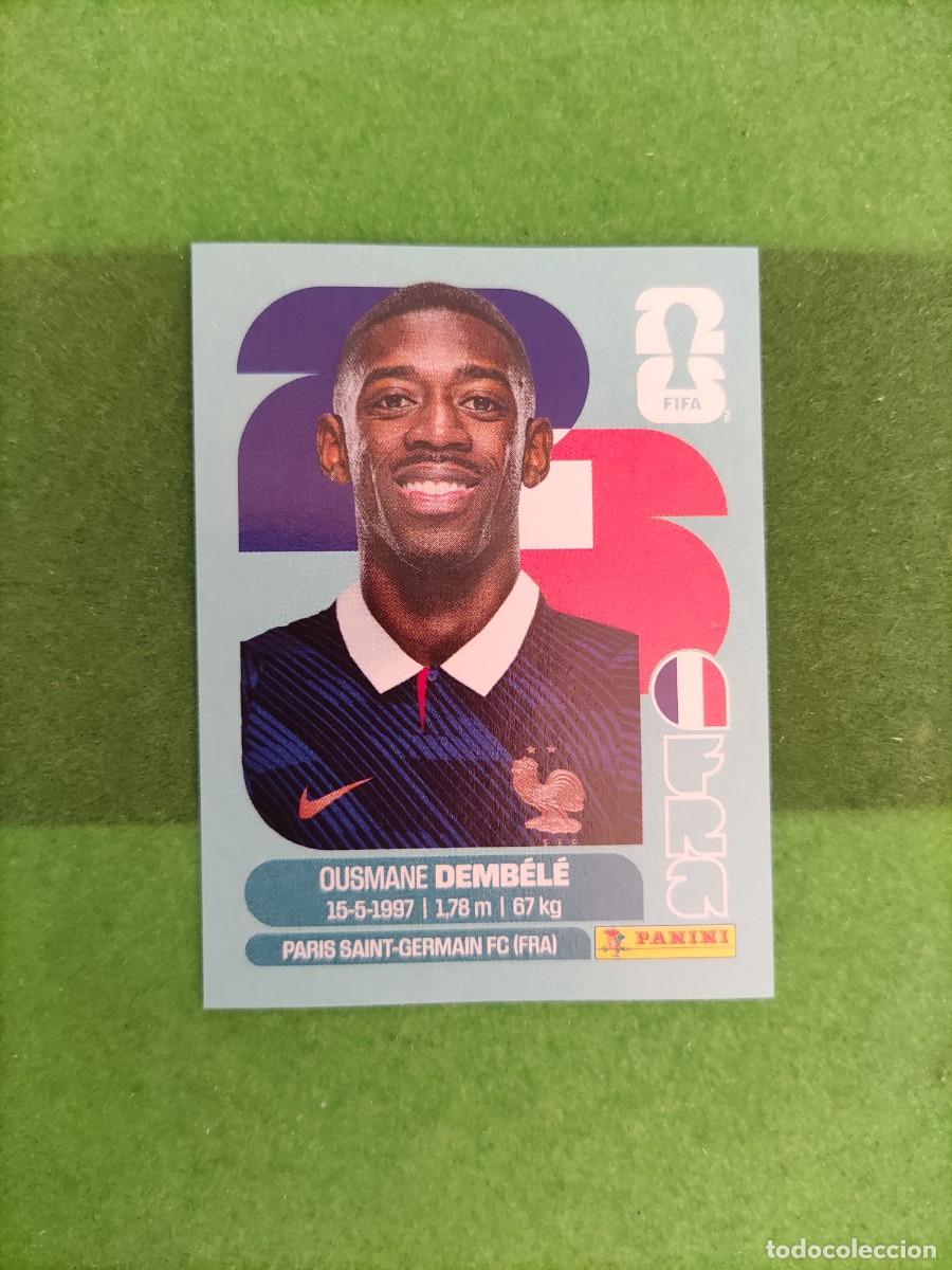 Figurine di Calcio: Demb&eacute;l&eacute; Francia FRA 15 Sticker Mundial 2026 FIFA World Cup / Sin pegar