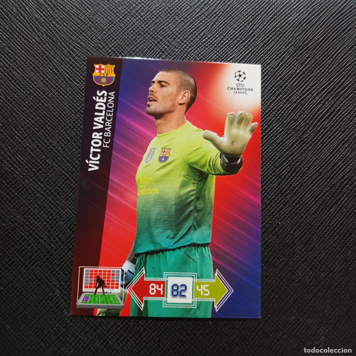 Figurine di Calcio: VICTOR VALDES BARCELONA ADRENALYN CHAMPIONS LEAGUE 2012 2013 FUTBOL 12 13 - A210 PG253