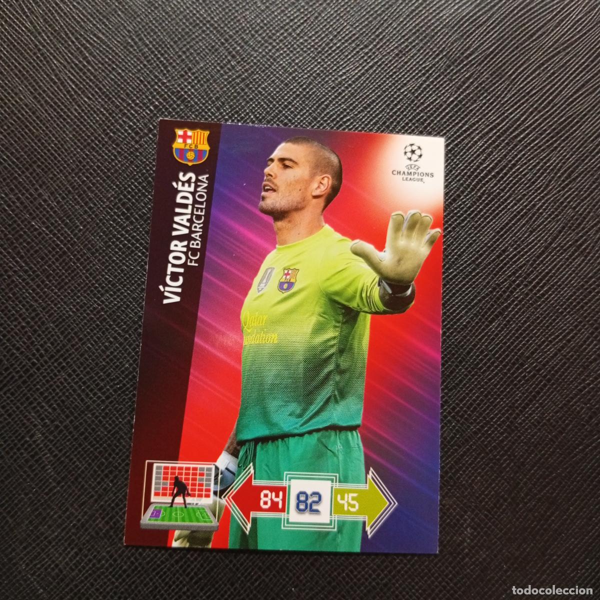 Figurine di Calcio: VICTOR VALDES BARCELONA ADRENALYN CHAMPIONS LEAGUE 2012 2013 FUTBOL 12 13 - A210 PG253 B