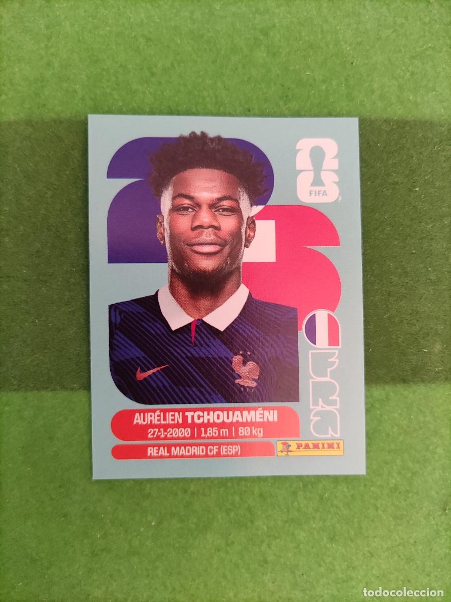 Figurine di Calcio: Tchouam&eacute;ni Francia FRA 9 Sticker Mundial 2026 FIFA World Cup / Sin pegar