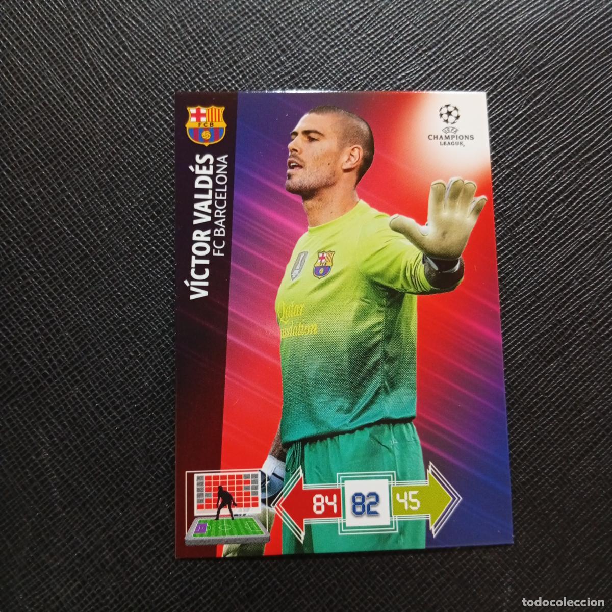 Figurine di Calcio: VICTOR VALDES BARCELONA ADRENALYN CHAMPIONS LEAGUE 2012 2013 FUTBOL 12 13 - A210 PG244 B