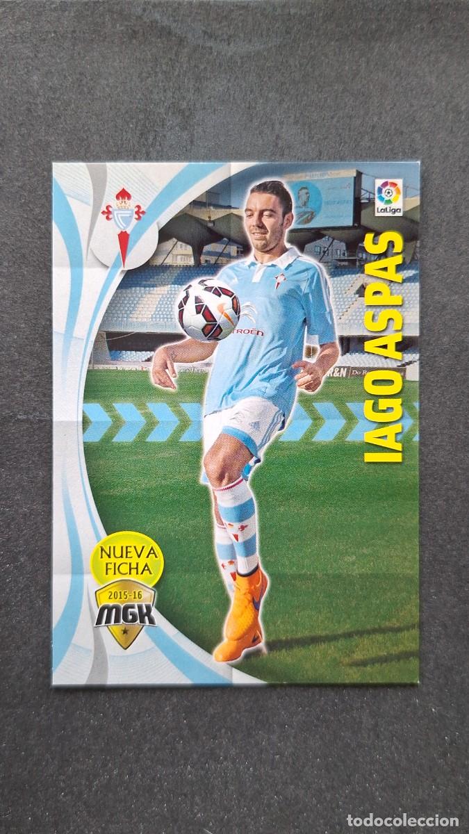 Figurine di Calcio: L1 IAGO ASPAS CELTA DE VIGO NUEVA FICHA 127 BIS PANINI MEGACRACKS 2015 2016 15 16