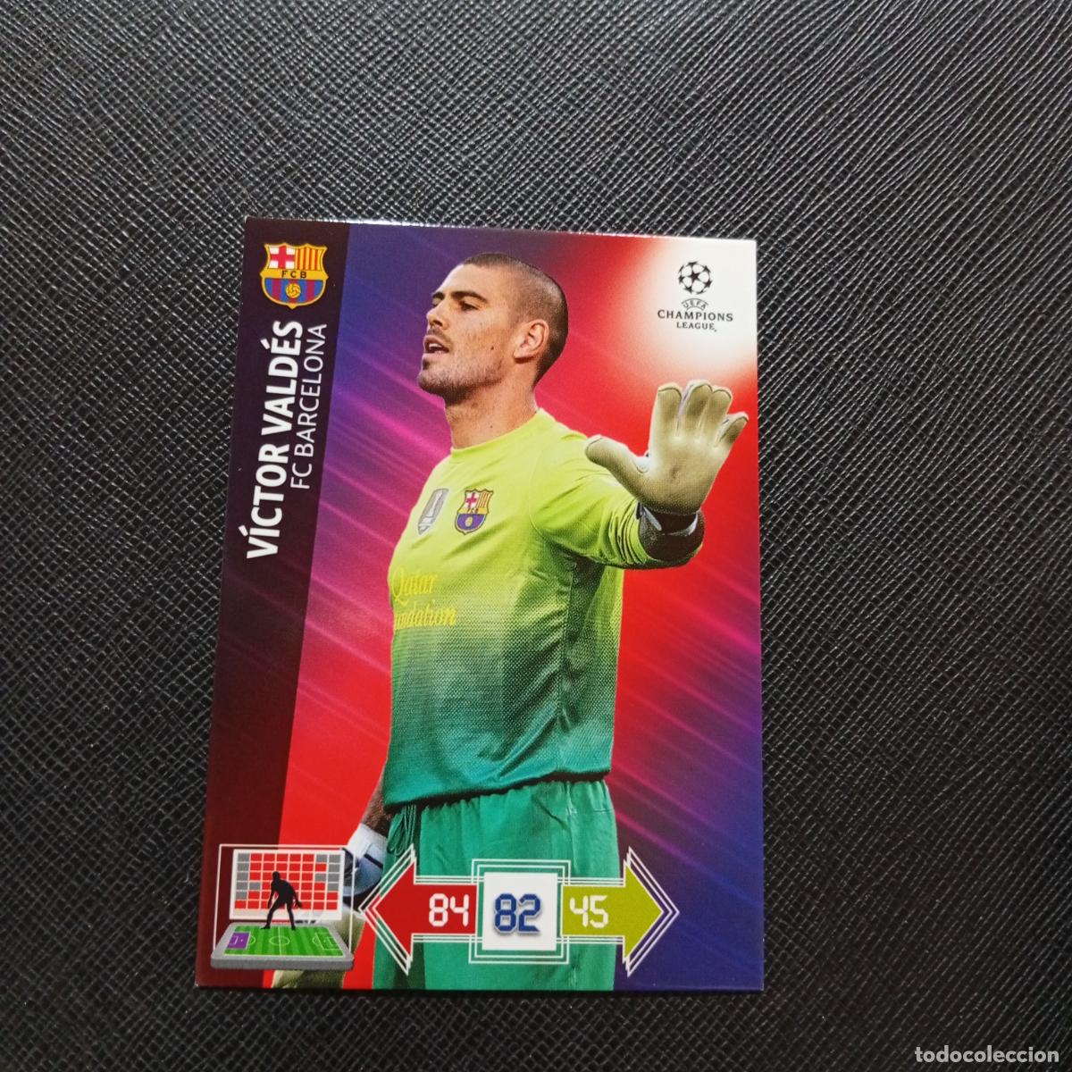 Figurine di Calcio: VICTOR VALDES BARCELONA ADRENALYN CHAMPIONS LEAGUE 2012 2013 FUTBOL 12 13 - A210 PG262