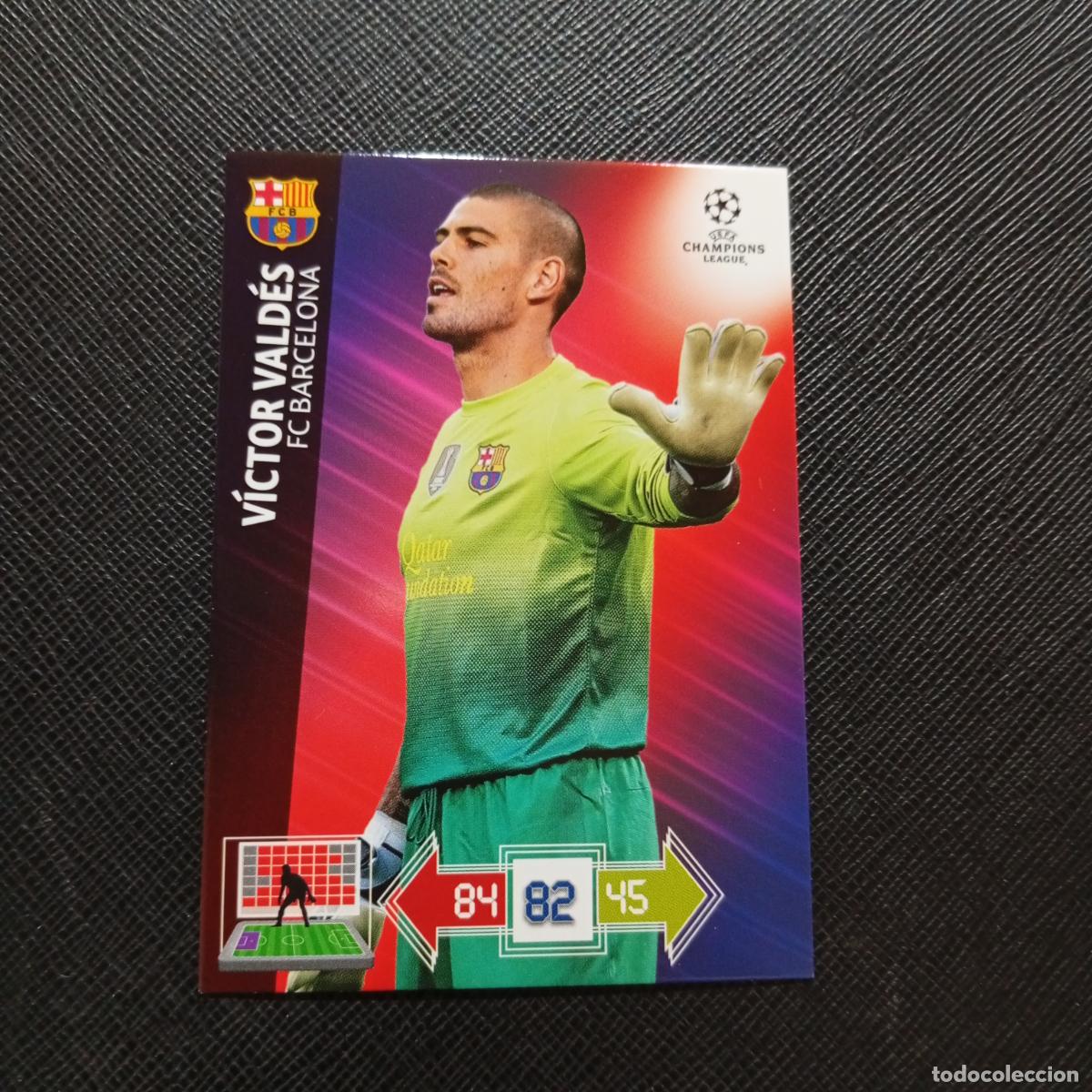 Figurine di Calcio: VICTOR VALDES BARCELONA ADRENALYN CHAMPIONS LEAGUE 2012 2013 FUTBOL 12 13 - A210 PG262 B