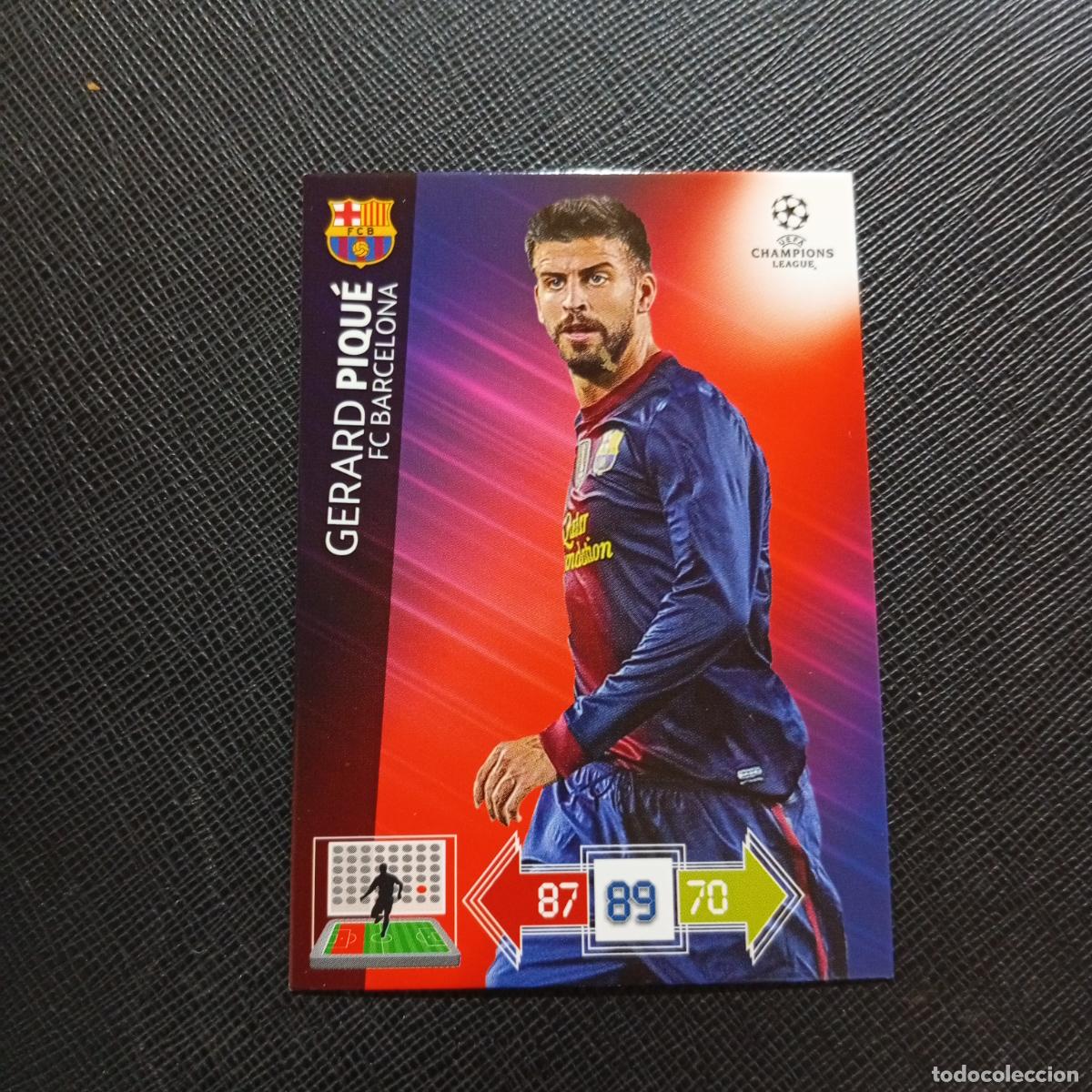 Figurine di Calcio: PIQUE BARCELONA ADRENALYN CHAMPIONS LEAGUE 2012 2013 FUTBOL 12 13 - A210 PG262