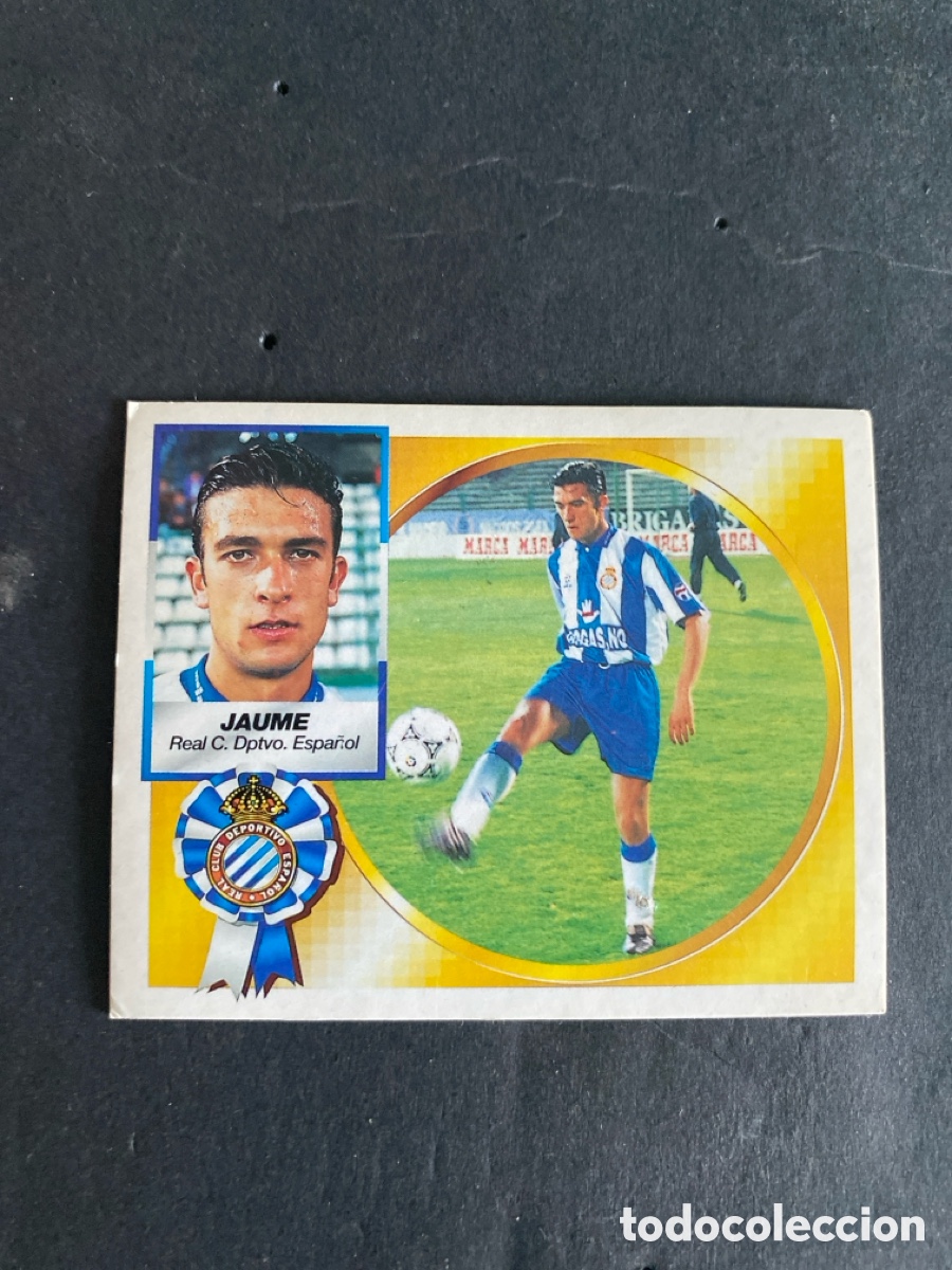 Figurine di Calcio: Cromo liga 94/95 Dptvo. Espa&ntilde;ol nunca pegado