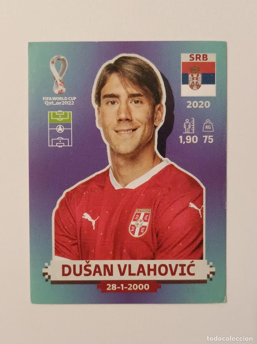 Figurine di Calcio: #SRB 20 DUSAN VLAHOVIC (SERBIA) MUNDIAL QATAR 2022 PANINI