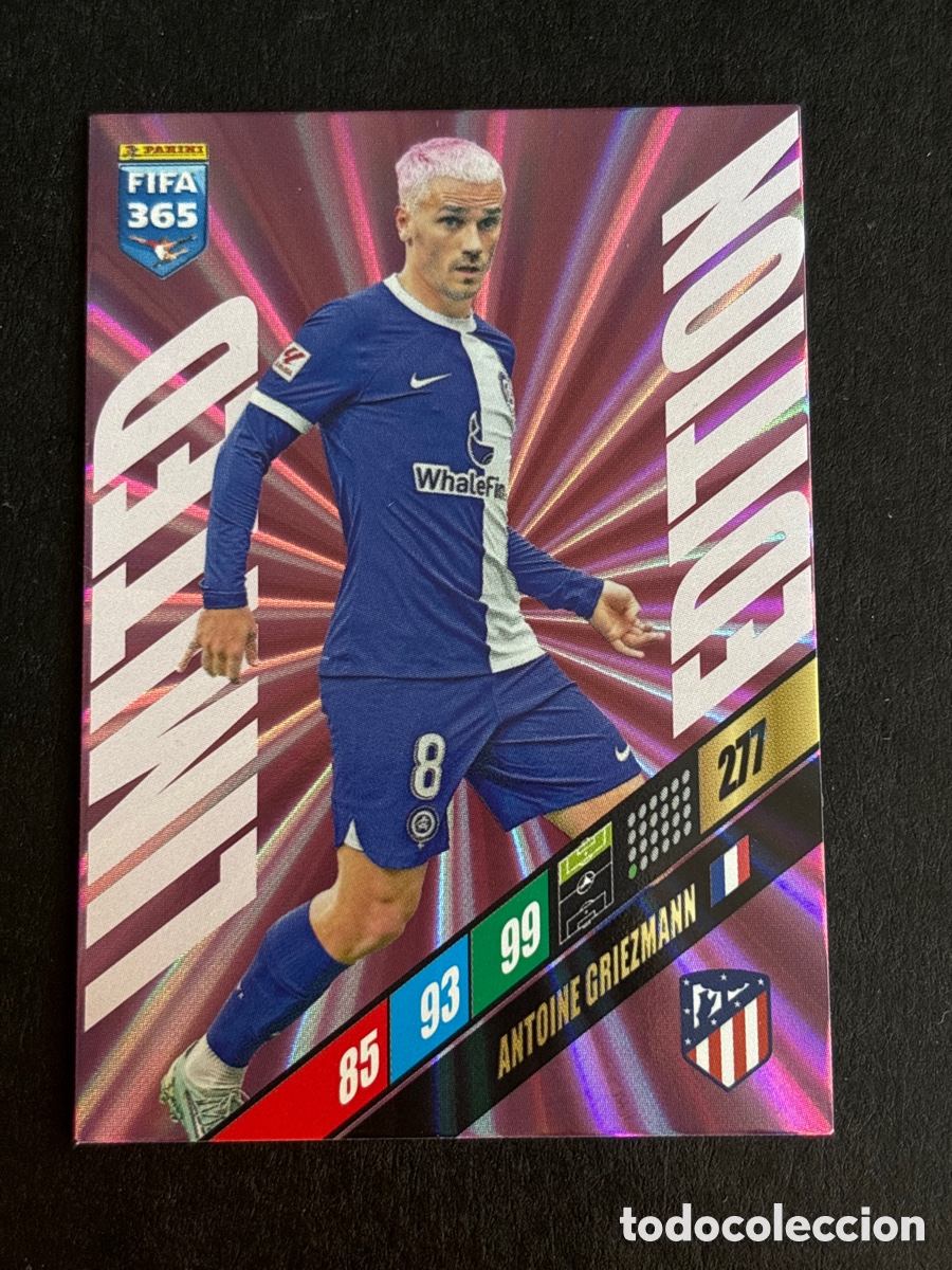 Football Stickers: ANTOINE GRIEZMANN ATLETICO DE MADRID LIMITED EDITION FIFA ADRENALYN XL 365 PANINI 23 24 2023 2024