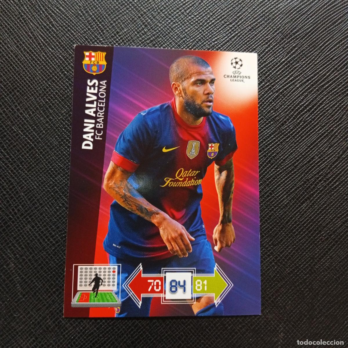 Cromos de f&uacute;tbol: DANI ALVES BARCELONA ADRENALYN CHAMPIONS LEAGUE 2012 2013 FUTBOL 12 13 - A210 PG271