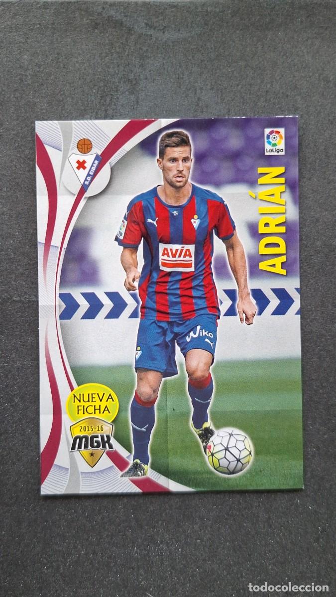 Cromos de f&uacute;tbol: L1 ADRIAN S. D. EIBAR NUEVA FICHA 176 BIS PANINI MEGACRACKS 2015 2016 15 16