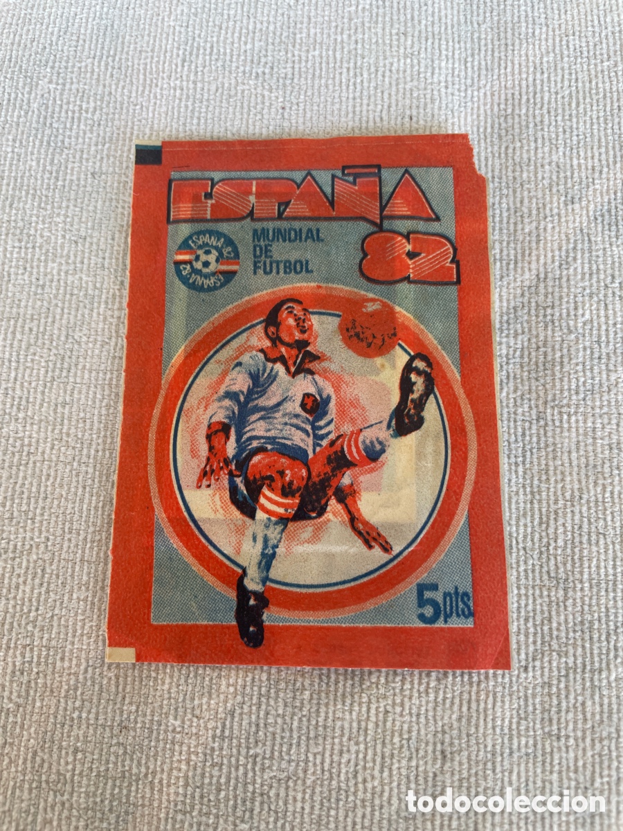 Football Stickers: Sobre de cromos sin abrir ESPA&Ntilde;A 82 Mundial de Futbol