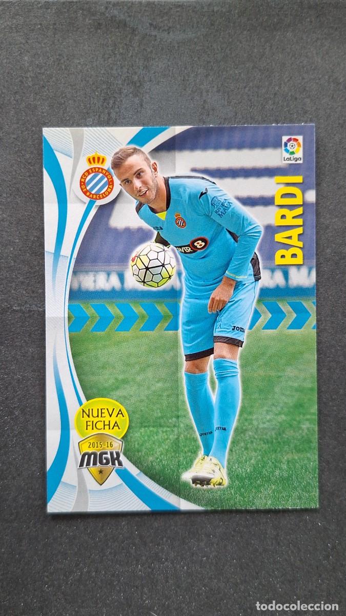 Cromos de f&uacute;tbol: L1 BARDI R. C. D. ESPA&Ntilde;OL NUEVA FICHA 192 BIS PANINI MEGACRACKS 2015 2016 15 16