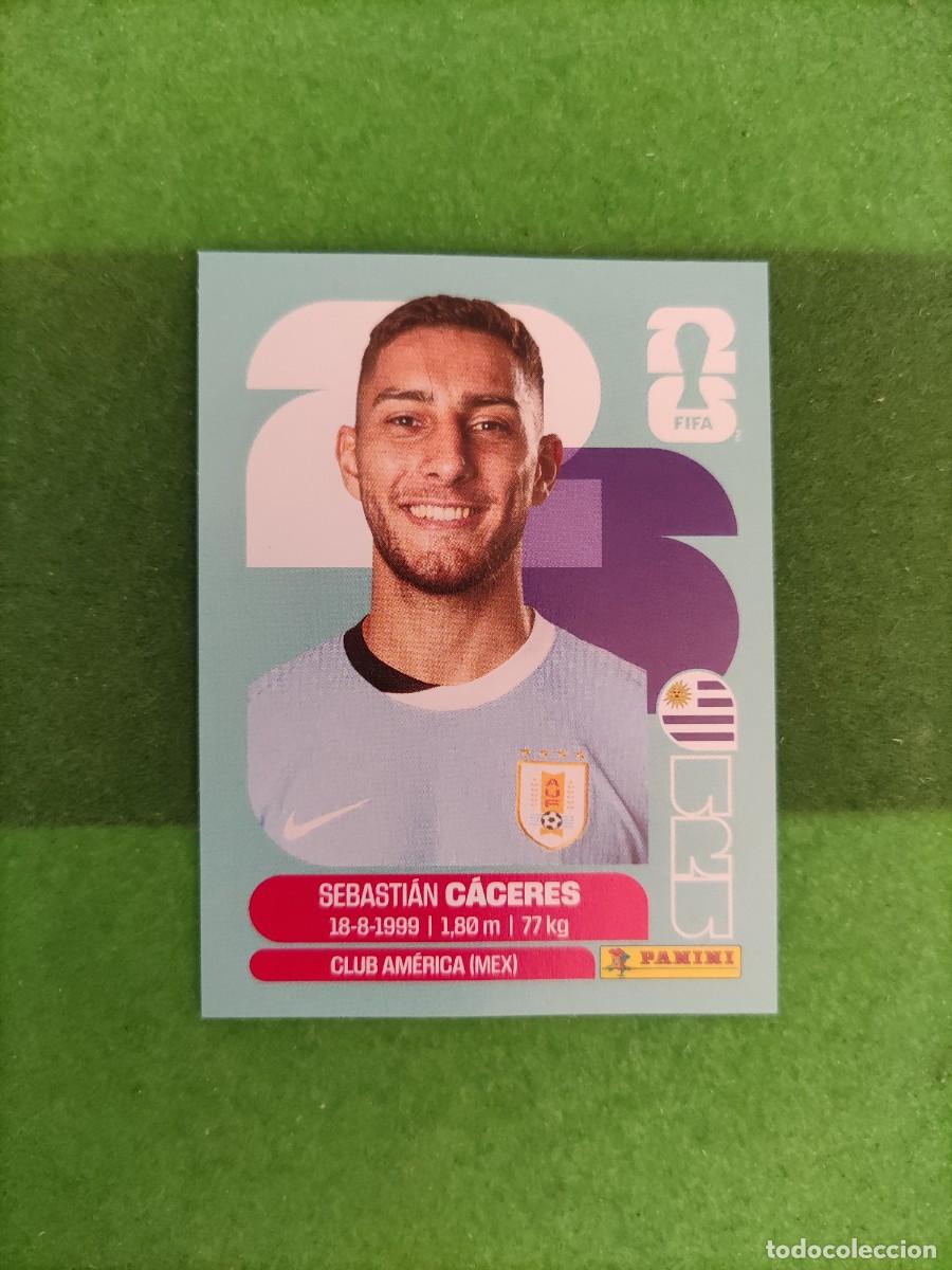 Cromos de f&uacute;tbol: C&aacute;ceres Uruguay URU 6 Sticker Mundial 2026 FIFA World Cup / Sin pegar