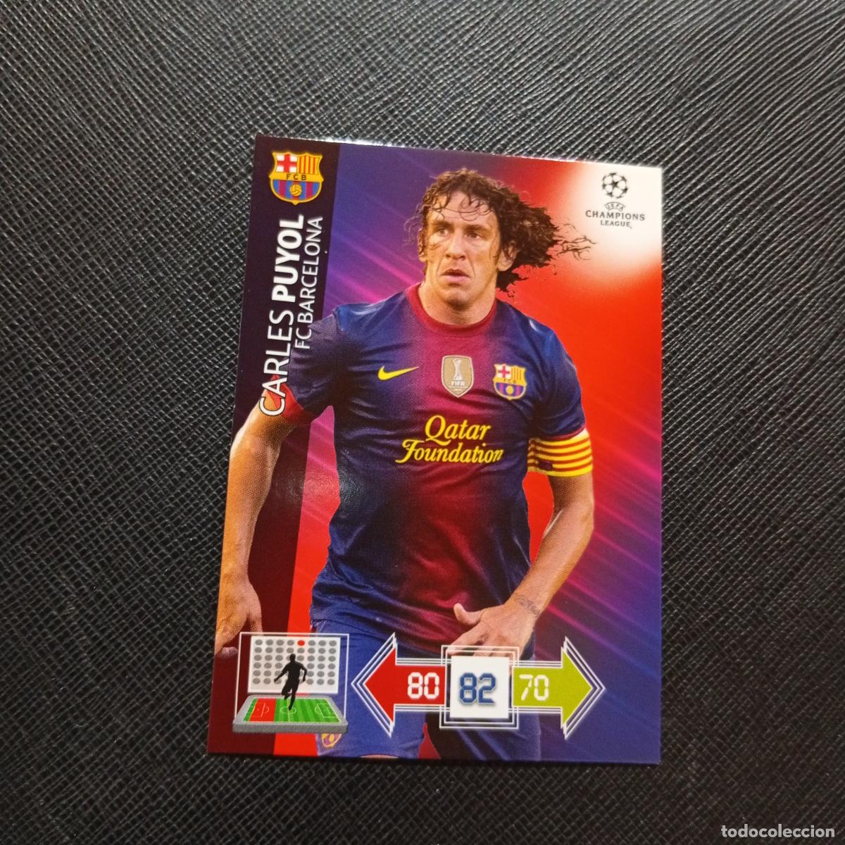 Cromos de f&uacute;tbol: PUYOL BARCELONA ADRENALYN CHAMPIONS LEAGUE 2012 2013 FUTBOL 12 13 - A210 PG289 B