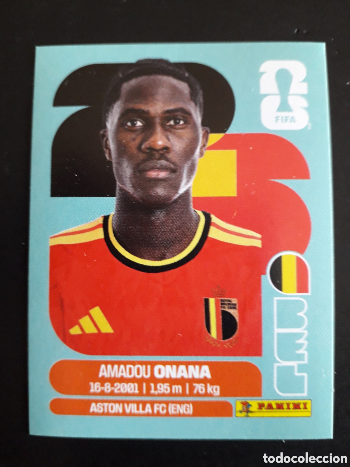 Cromos de f&uacute;tbol: ONANA B&Eacute;LGICA BEL 10 MUNDIAL F&Uacute;TBOL 2026 FIFA WORLD CUP PANINI SIN PEGAR PEDIDO M&Iacute;NIMO 3&euro;