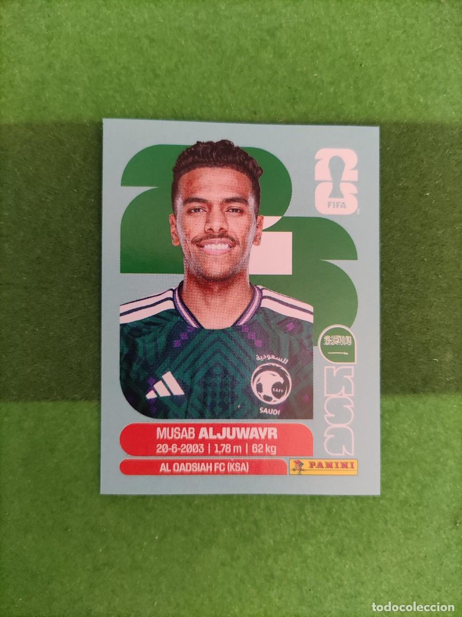 Cromos de f&uacute;tbol: Aljuwayr Arabia Saud&iacute; KSA 9 Sticker Mundial 2026 FIFA World Cup / Sin pegar