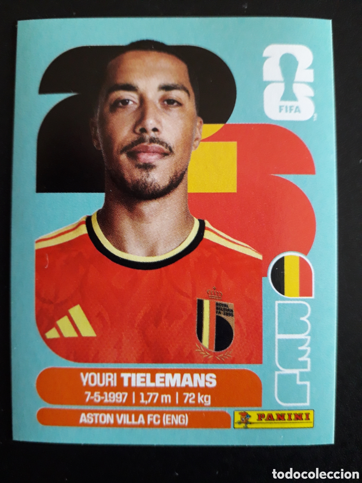 Cromos de f&uacute;tbol: TELEMANS B&Eacute;LGICA BEL 9 MUNDIAL F&Uacute;TBOL 2026 FIFA WORLD CUP PANINI SIN PEGAR PEDIDO M&Iacute;NIMO 3&euro;