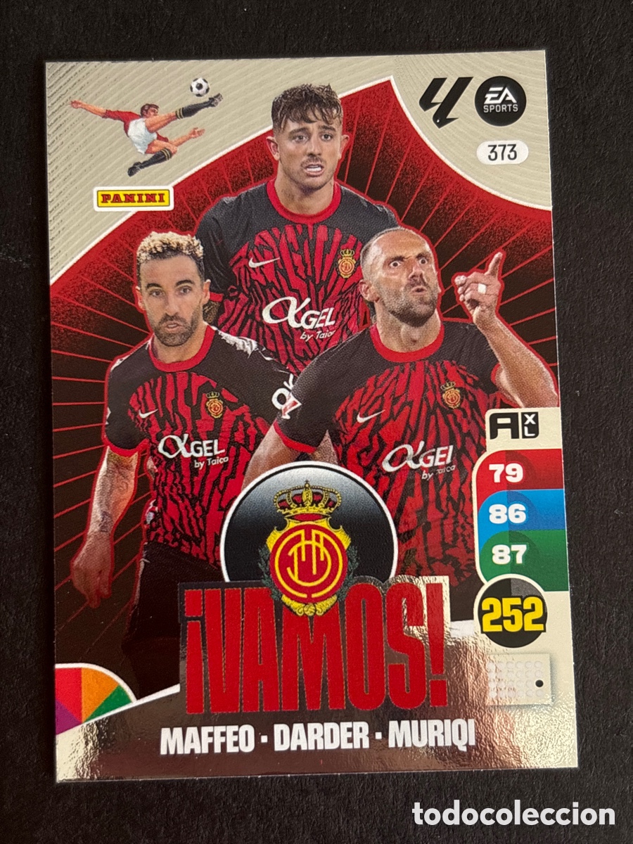 Football Stickers: VAMOS MALLORCA MAFFEO DARDER MURIQI 373 ADRENALYN XL 2024 2025 24 25