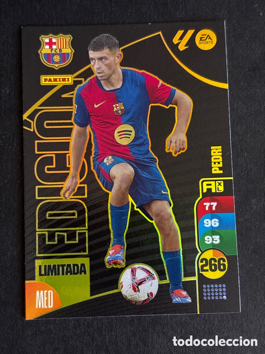 Football Stickers: FICHA PEDRI - ADRENALYN 24 25 - PANINI 2024 - 25 - CROMO - EDICION LIMITADA