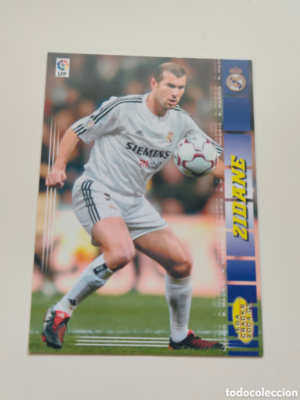 Cromos de f&uacute;tbol: 177 ZIDANE REAL MADRID MEGACRACKS 2004 2005