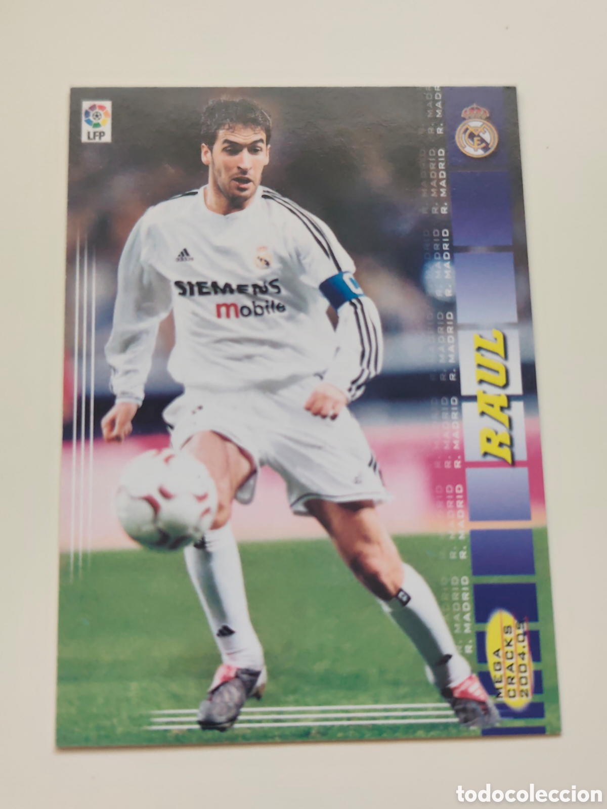 Cromos de f&uacute;tbol: 178 RA&Uacute;L REAL MADRID MEGACRACKS 2004 2005
