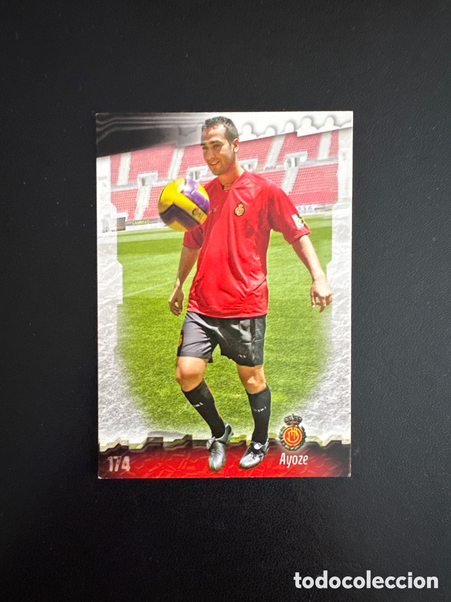 Fu&szlig;ball-Sticker: AYOZE MALLORCA NUMERO 174 MUNDICROMO 2008 LAS FICHAS DE LA LIGA 2009