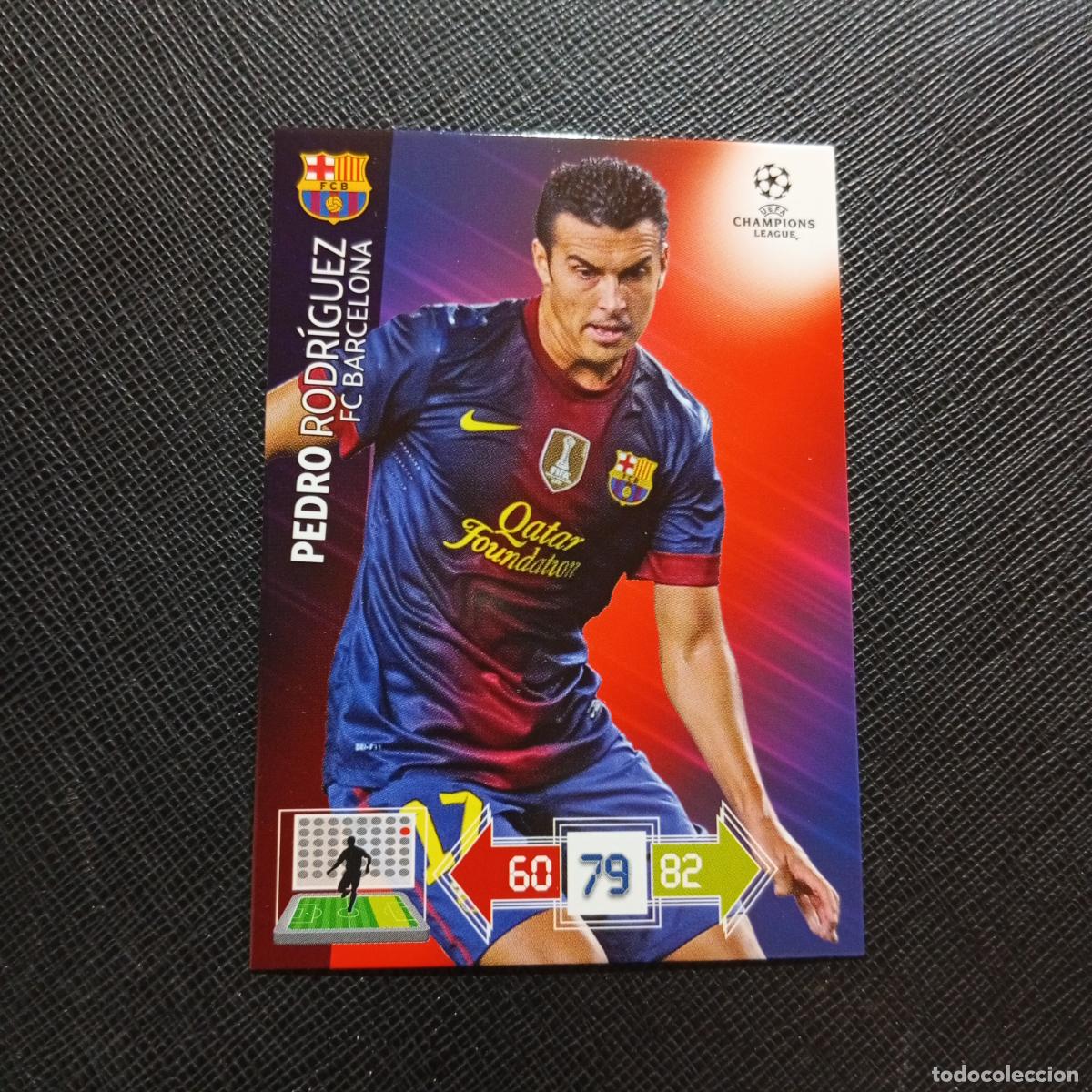 Fu&szlig;ball-Sticker: PEDRO BARCELONA ADRENALYN CHAMPIONS LEAGUE 2012 2013 FUTBOL 12 13 - A210 PG334 B