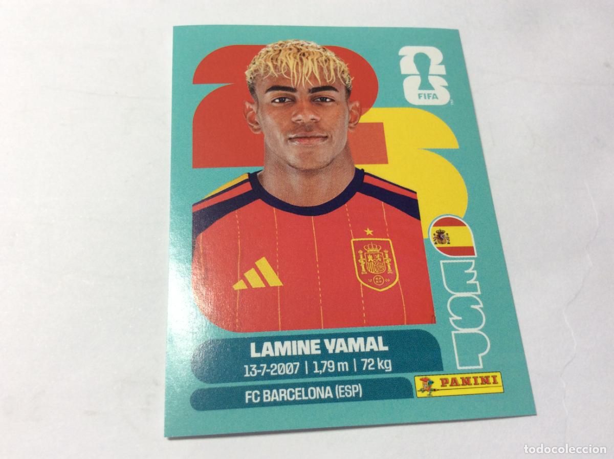 Figurine di Calcio: ESP15 ESP 15 Lamine Yamal Espa&ntilde;a Sticker Cromo FIFA World Cup 2026 26 Panini Mundial