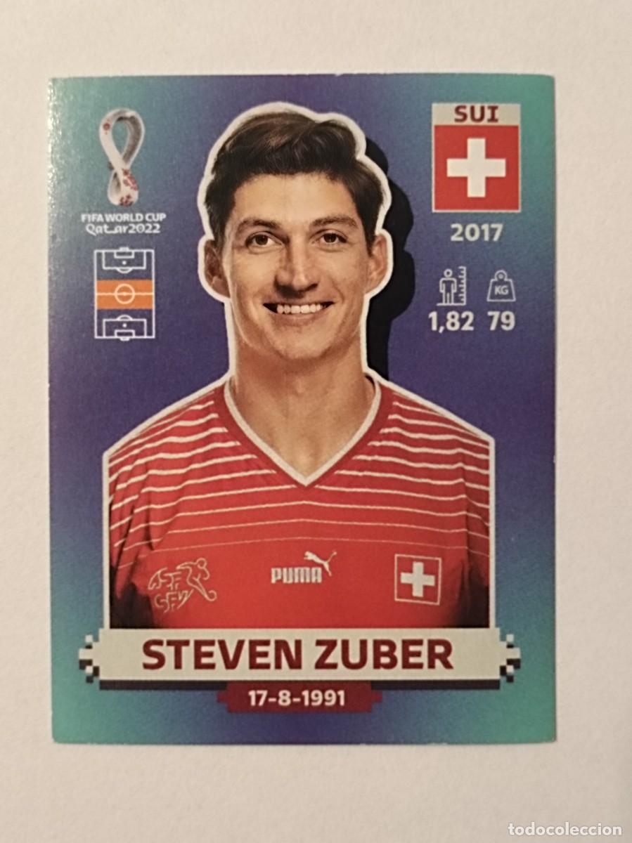 Figurine di Calcio: #SUI 16 STEVEN ZUBER (SUIZA) MUNDIAL QATAR 2022 PANINI