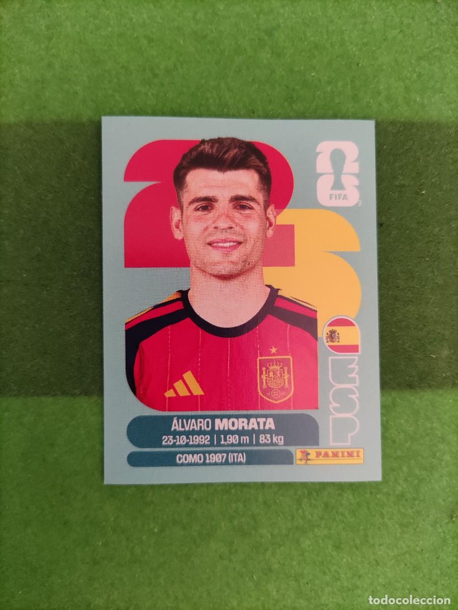 Figurine di Calcio: Morata Espa&ntilde;a ESP 19 Sticker Mundial 2026 FIFA World Cup / Sin pegar