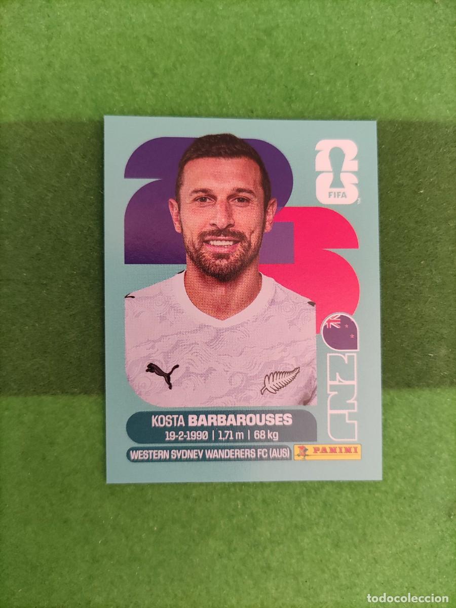 Cromos de f&uacute;tbol: Barbarouses Nueva Zelanda NZL 20 Sticker Mundial 2026 FIFA World Cup / Sin pegar