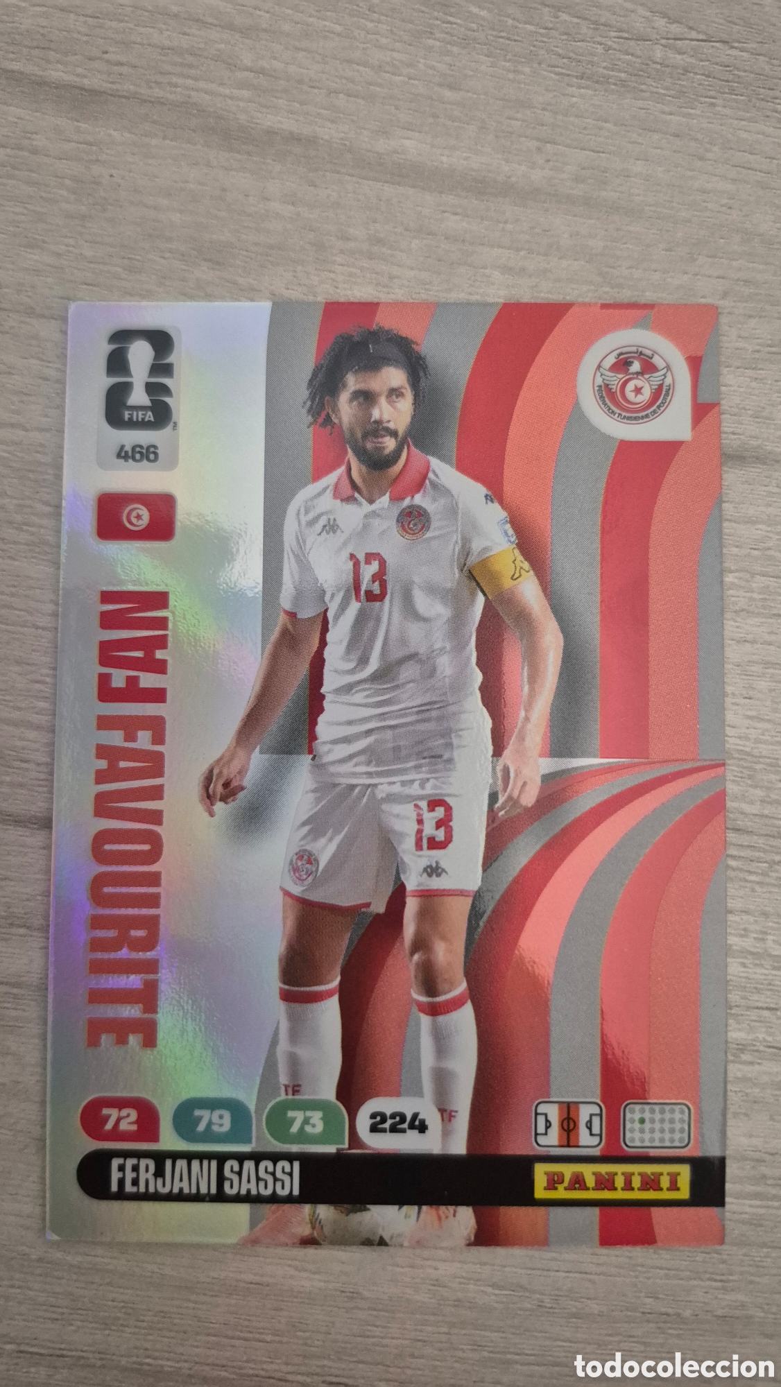 Cromos de f&uacute;tbol: N&deg;466 Fan Favourite Tunez Ferjani Sassi Adrenalyn FIFA World Cup 2026