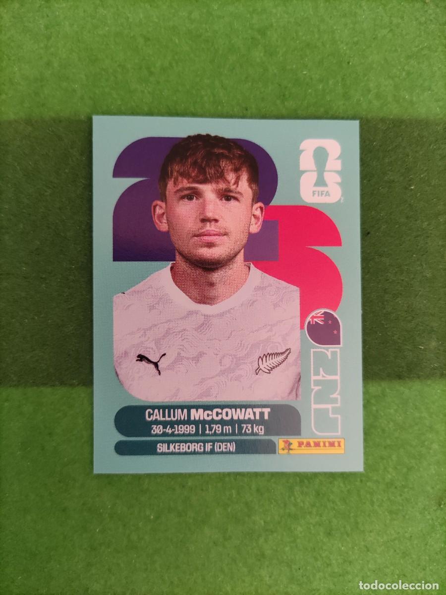 Cromos de f&uacute;tbol: McCowatt Nueva Zelanda NZL 19 Sticker Mundial 2026 FIFA World Cup / Sin pegar