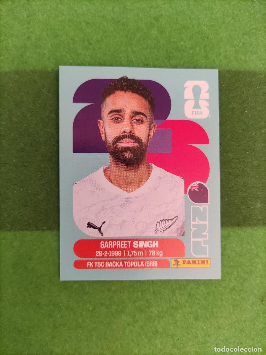 Cromos de f&uacute;tbol: Singh Nueva Zelanda NZL 11 Sticker Mundial 2026 FIFA World Cup / Sin pegar