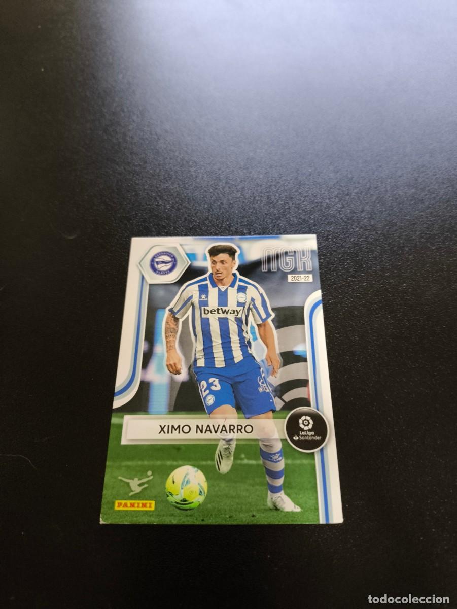 Cromos de f&uacute;tbol: 5 Ximo Navarro ALAVES PANINI LIGA MEGACRACKS MGK 2021 2022 21 22 NO ESTE ADRENALYN